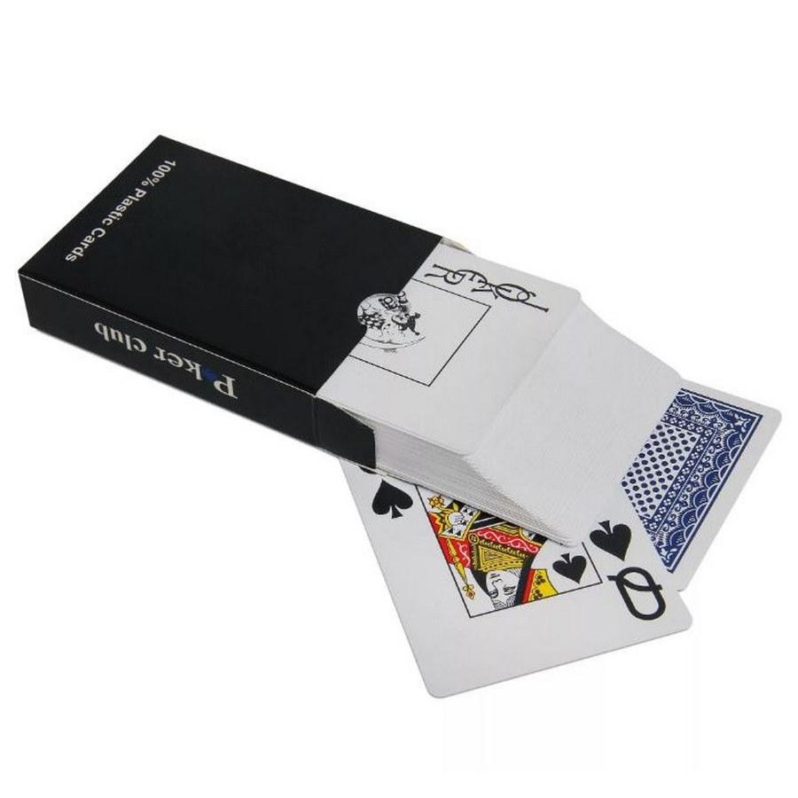 Игральные карты Poker club пластиковые - фото 3 - id-p139538485