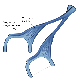 Зубная нить TePe Mini Flosser, 1 шт., фото 2