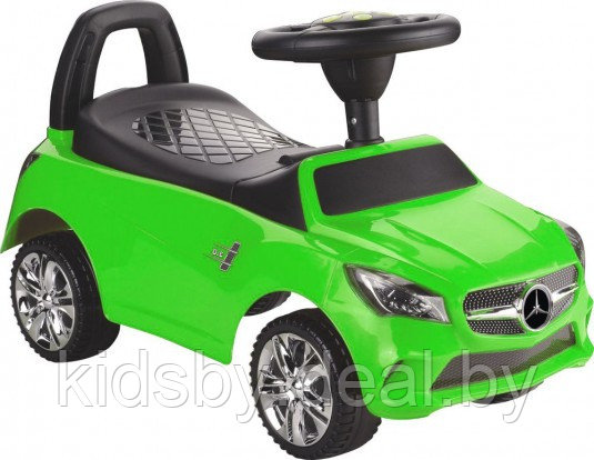 Детская машинка-каталка, толокар RiverToys Mercedes-Benz JY-Z01C (зеленый/черный) - фото 1 - id-p139551631
