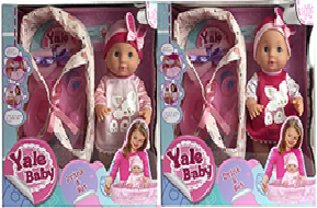 Кукла пупс с люлькой "Yale baby", рост 30 см, арт. YL1861F д - фото 1 - id-p139554059