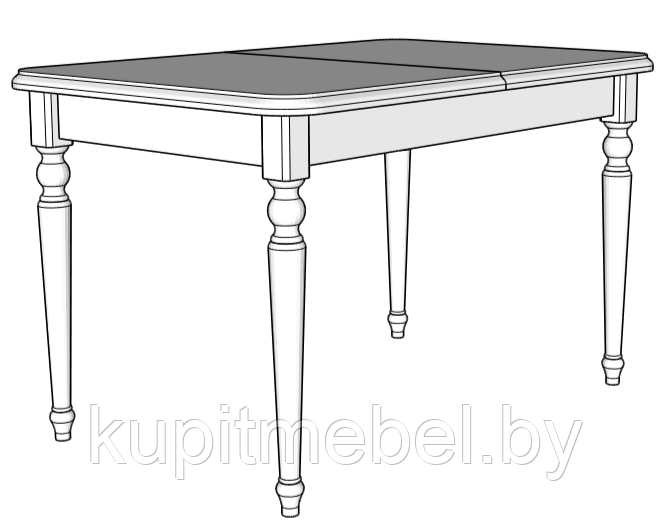 Стол обеденный, кухонный, для столовой «Дионис-01» - фото 1 - id-p139555026