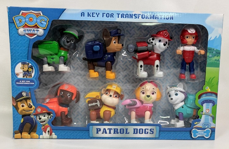 Детский игровой набор Щенячий Патруль Герои-спасатели DOG SWAT(8 в 1)