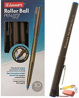 Ручка-роллер Luxor, 0,7 мм., одноразовая, синяя