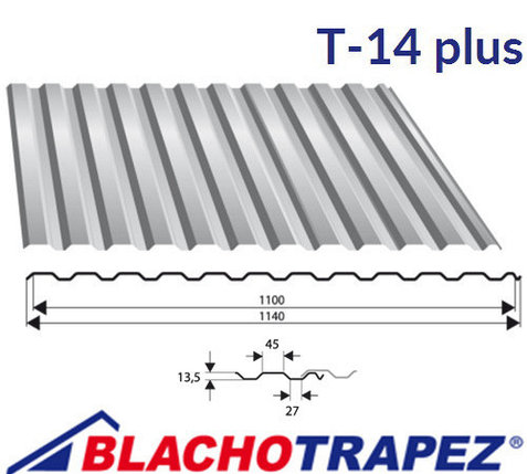 Профнастил Т14 plus, Кровельный, Производство: Польша "Blachotrapez", фото 2