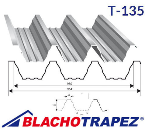 Профнастил Т135, Кровельный, Производство: Польша "Blachotrapez", фото 2