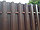 Забор из металлического штакетника (односторонний штакетник/двухсторонняя зашивка) высота 1,5 м, фото 2