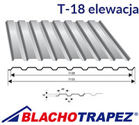 Профнастил Т18, Стеновой, Производство: Польша "Blachotrapez"