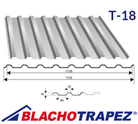 Профнастил Т18, Кровельный, Производство: Польша "Blachotrapez", фото 2
