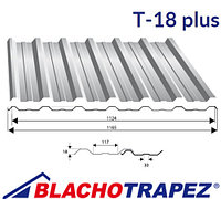 Профнастил Т18 plus, Кровельный, Производство: Польша "Blachotrapez"