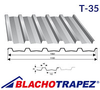 Профнастил Т35, Кровельный, Производство: Польша "Blachotrapez"
