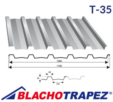 Профнастил Т35, Кровельный, Производство: Польша "Blachotrapez", фото 2