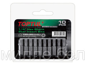 Насадка TORX T27*25 1/4" 10шт блистер TOPTUL