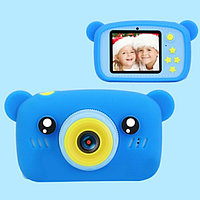Детский фотоаппарат с силиконовым чехлом "Мишка"
