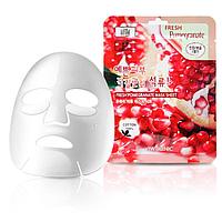 [3W CLINIC] Тканевая маска для лица ГРАНАТ Fresh Pomegranate Mask Sheet, 1 шт