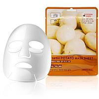 [3W CLINIC] Тканевая маска для лица КАРТОФЕЛЬ Fresh Potato Mask Sheet, 1 шт