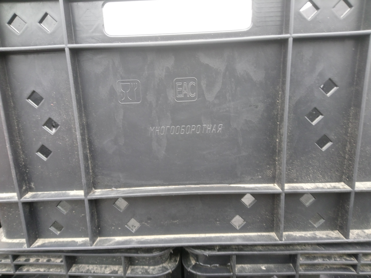 Ящик №3; 600х400х260 мм. для колбасных изделий черный - фото 3 - id-p139585219