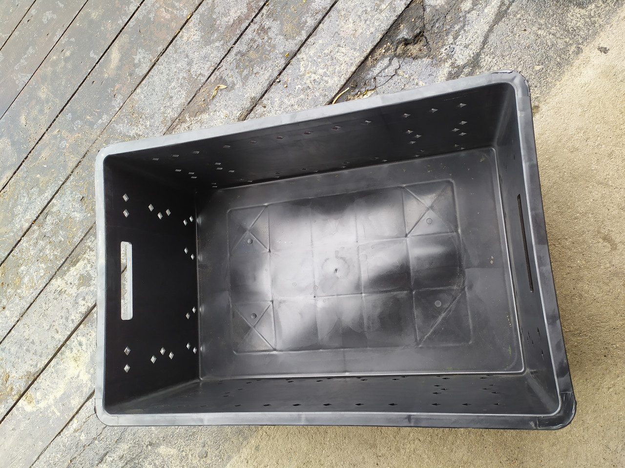 Ящик №3; 600х400х260 мм. для колбасных изделий черный - фото 6 - id-p139585219
