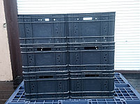 Ящик №3; 600х400х260 мм. для колбасных изделий черный, фото 5