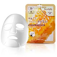 [3W CLINIC] Тканевая маска для лица МАТОЧНОЕ МОЛОЧКО Fresh Royal Jelly Mask Sheet, 1 шт