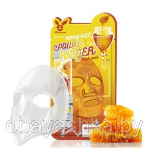 [Elizavecca] Тканевая маска для лица МЕД Honey Deep Power Ringer Mask Pack, 1 шт - фото 1 - id-p139599725