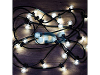 Светодиодная гирлянда Galaxy Bulb String 10 м.Черный КАУЧУК. 30 ламп * 6 LED. Белый.