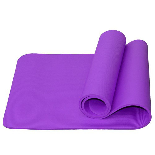 Коврик для йоги и фитнеса Atemi, AYM05PL, NBR, 183x61x1,0 см, фиолетовый - фото 1 - id-p139605115