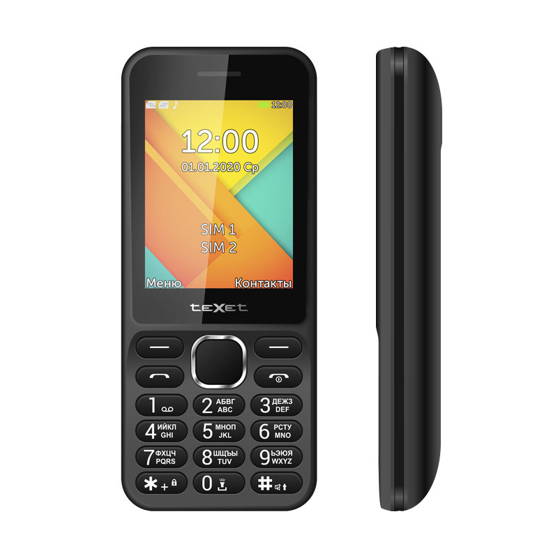 Мобильный телефон teXet TM-D326 цвет черный