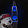 Лава лампа в черном корпусе 42 см Синяя, фото 2
