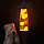 Лава лампа в черном корпусе 42 см Оранжевая, фото 2