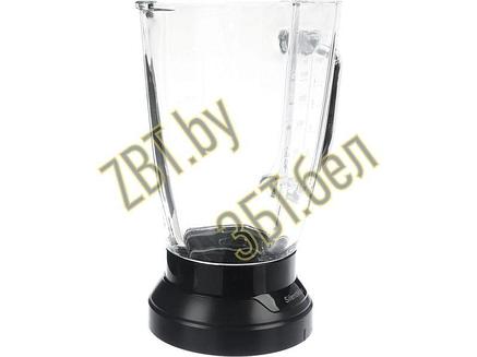 Стеклянный стакан блендера для кухонного комбайна Bosch 11009242, фото 2