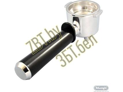 Держатель фильтра (рожок, холдер, кофеприемник) для кофеварки DeLonghi 5513201089, фото 2