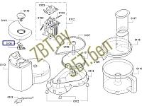 Механический замок к кухонному комбайну Bosch 00619670