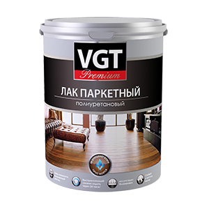 Лак паркетный полиуретановый, глянцевый, 0.9кг VGT Premium