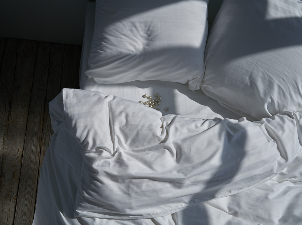 Комплект постельного белья "Купалiнка" из сатина. Цвет белый - фото 5 - id-p139620823