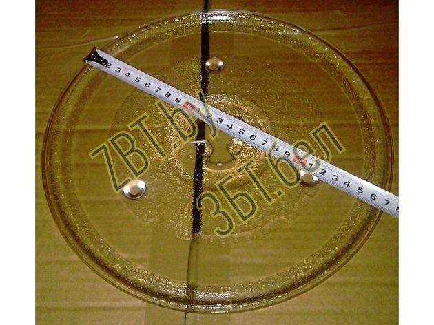 Универсальная стеклянная тарелка (поддон, блюдо) для микроволновой печи UNR270 / 270mm, фото 2
