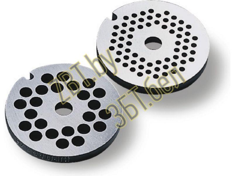 Набор формовочных дисков (решеток) MUZ45LS1 для мясорубки к кухонным комбайнам Bosch 17002782 / Диам: 53.Диам - фото 2 - id-p35830751