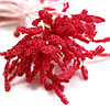 Тычинка в сахаре мелкая для цветов 25шт. Красная №2, фото 2