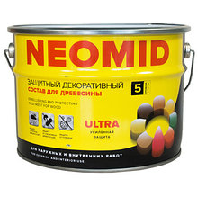 Защитная декоративная пропитка для древесины NEOMID BiO COLOR Ultra  Бесцветный 2.7л
