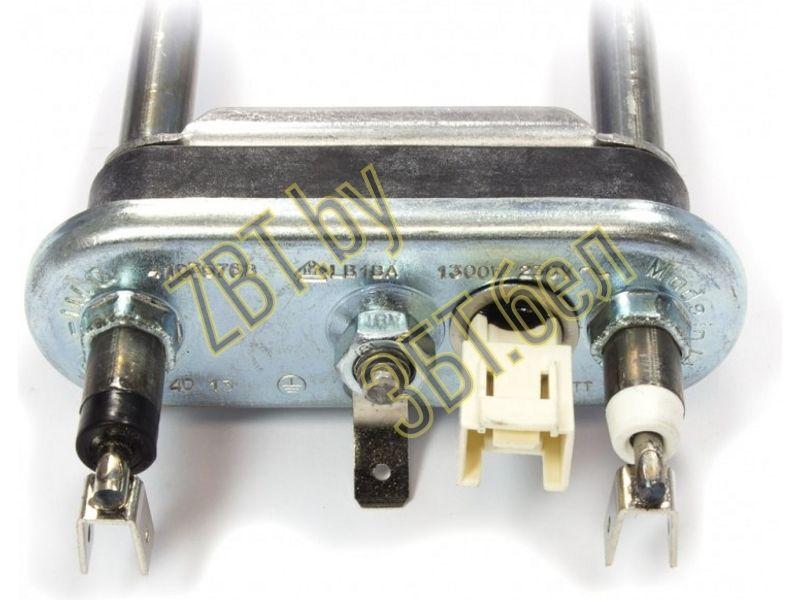 Нагревательный элемент ( ТЭН ) для стиральной машины Candy HTR025CY / 1300W (прям.с отв.L=160, R13+, M85, F29, - фото 2 - id-p139663245