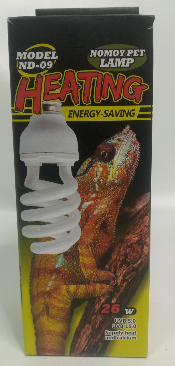 Лампа для водных черепахи и рептилий 26Вт Heating  UVB 5.0