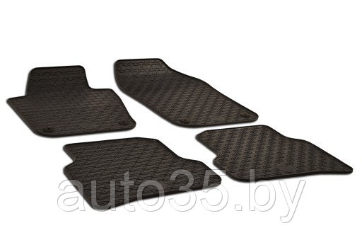 Коврики Салонные для Volkswagen Polo (09-14, 14-) Htb / Seat Ibiza (08-16) / Seat Ibiza ST (10-16) - фото 1 - id-p139671333