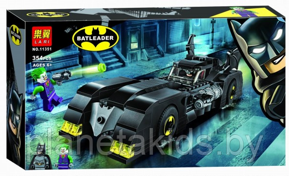 Конструктор Бэтмобиль Погоня за Джокером Lari 11351 (аналог Lego Batman 76119)