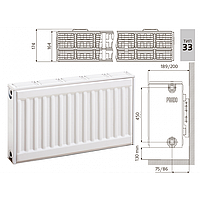 Радиатор PRADO Classic 33х500х 700
