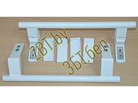 Ручка двери для холодильника Liebherr WL562A (310mm, белая+2 накладки, 7430670, 00542366, 00542359,