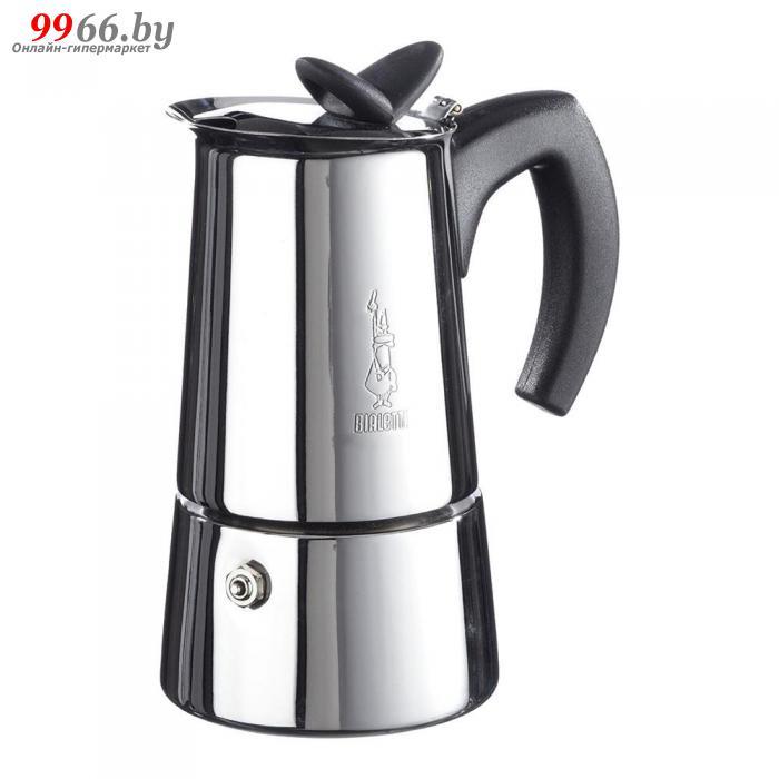 Гейзерная нержавеющая кофеварка Bialetti Musa Restyling Induzione на 6 порций 4273 для молотого кофе