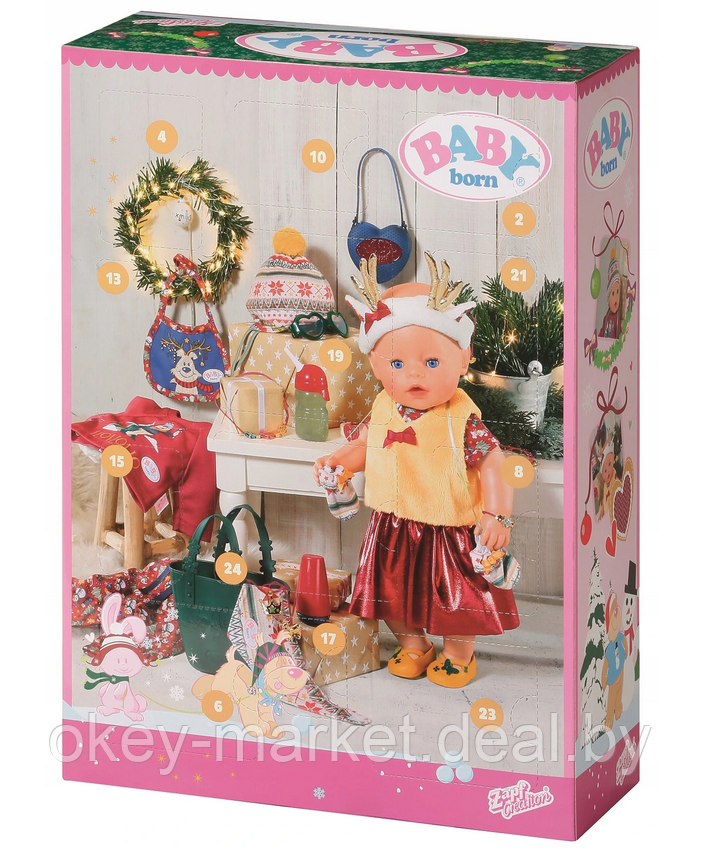 Адвент календарь Baby Born 826713 (ID#139688579), цена: 265 руб., купить на  Deal.by
