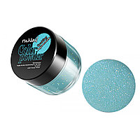 Цветная акриловая пудра Runail (с блестками, аквамариновый, Sparkling Aquamarine), 7,5 г