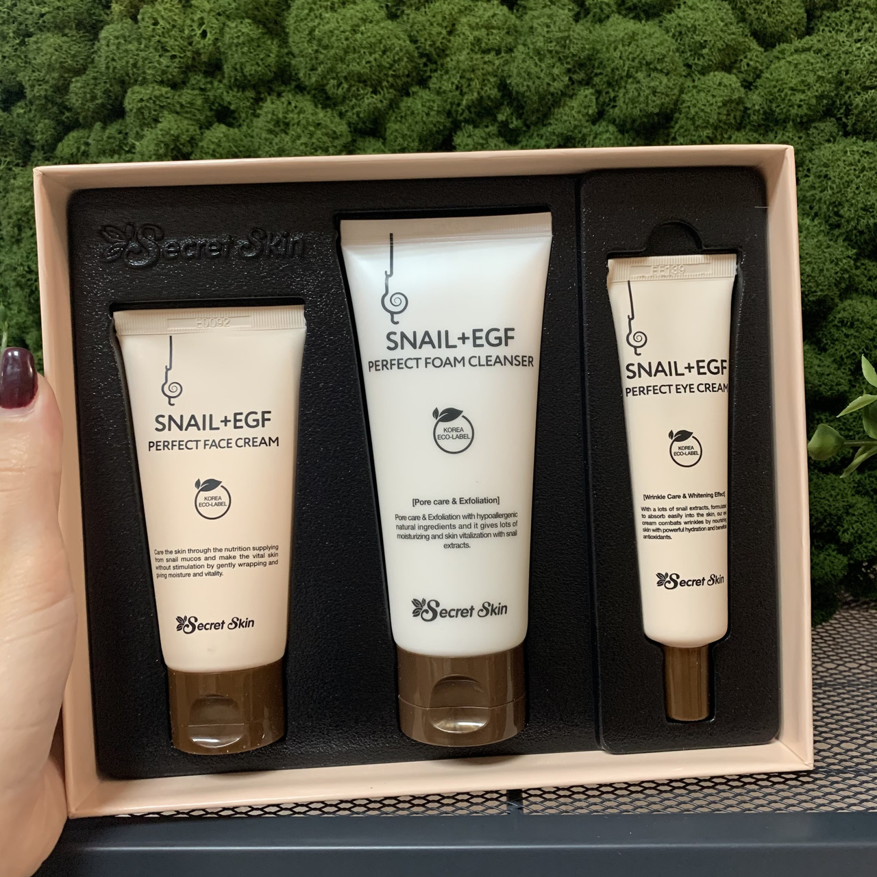 Набор для ухода за лицом с муцином улитки и EGF Secret Skin Snail+EGF Perfect 3 Set - фото 1 - id-p139689513