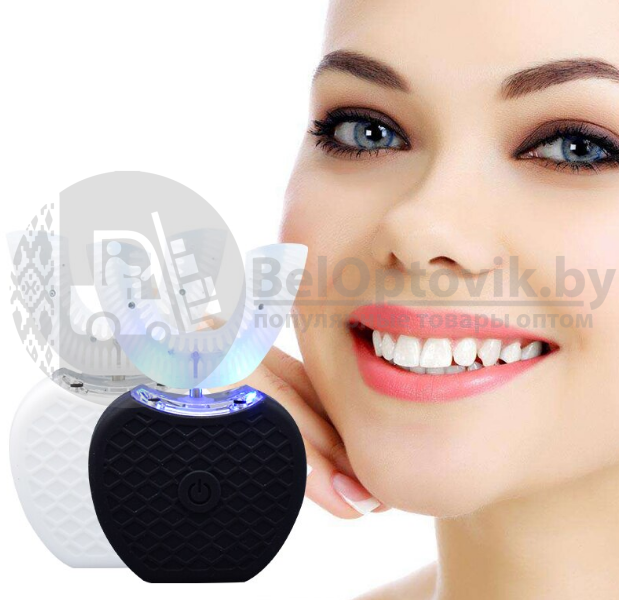 Ультразвуковая электрическая отбеливающая зубная щетка Toothbrush Cold Light Whitening - фото 2 - id-p139690137