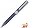 Ручка шариковая автоматическая Image Chrome, 1 мм., синяя, корпус - синий+серебро